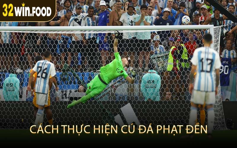 Cách thực hiện cú đá phạt đền